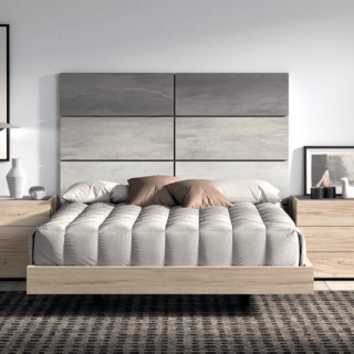 chambre avec la tête de lit kea