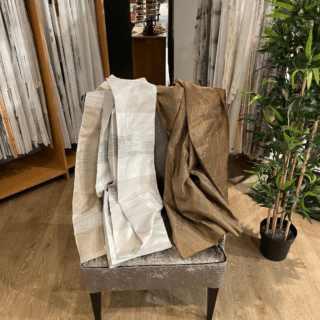 tissu apelt blanc marron gris